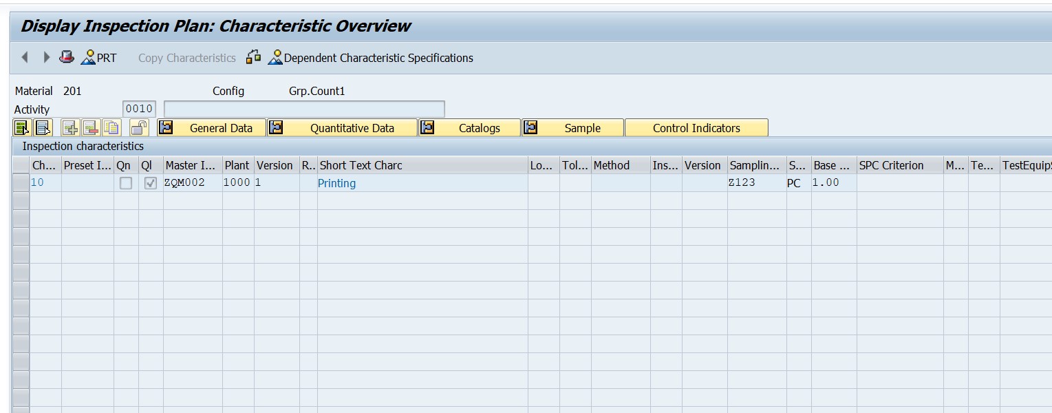 Quality Management with Variant Configuration