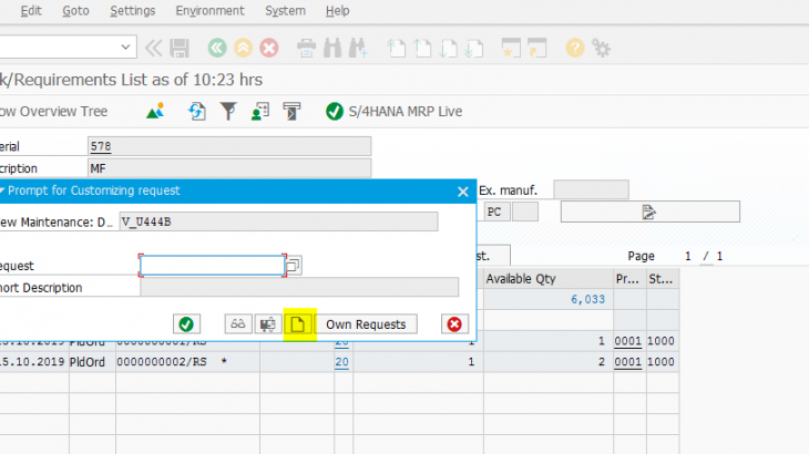 MAN Production Planning (PP), MM (Materials Management)