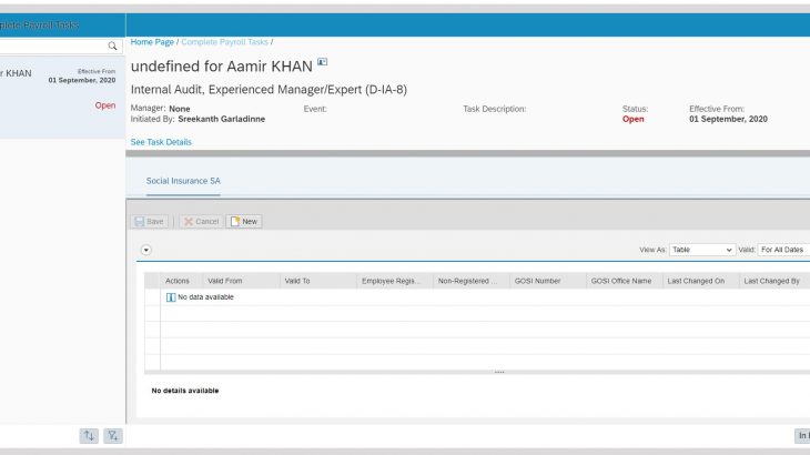 SAP SuccessFactors Employee Central Payroll