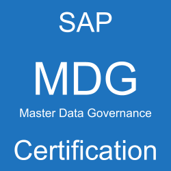 SAP Master Data Governance Certification, C_MDG_1909