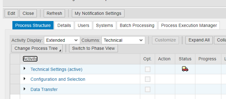 SAP Test Data Migration Server