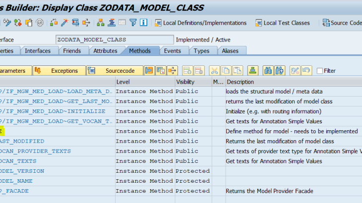 SAP ABAP, NW ABAP Gateway (OData)