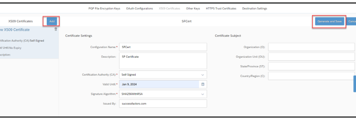 SAP SuccessFactors Employee Central, SAP Integration Suite, SAP SuccessFactors HXM Suite
