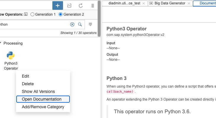 SAP Data Intelligence