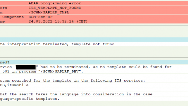 SAP EWM, EWM - Radio Frequency, EWM - Work Order Processing