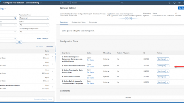 SAP S/4HANA Cloud, PLM Enterprise Asset Management (EAM)/Plant Maintenance (PM)