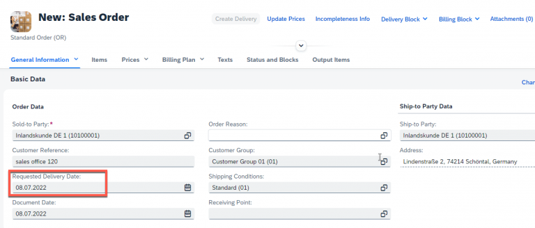 Enhancing Sales Flexibility: S/4HANA Q2C Delivery Date