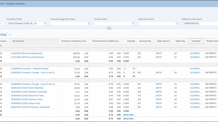 SAP S/4HANA Finance