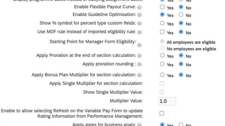 Goals and Accelerators in Variable Pay