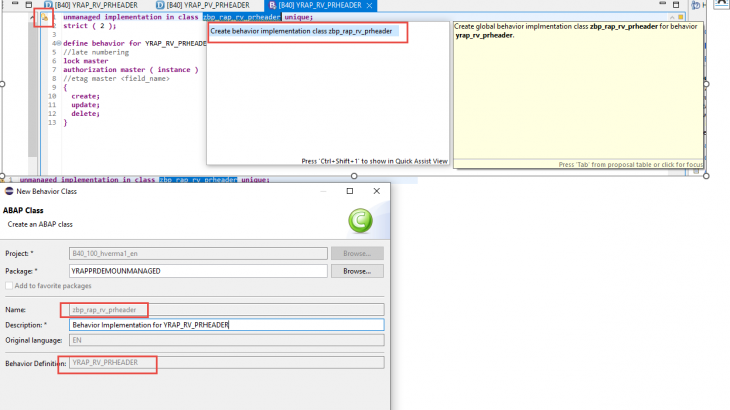 ABAP RESTful Application Programming Model