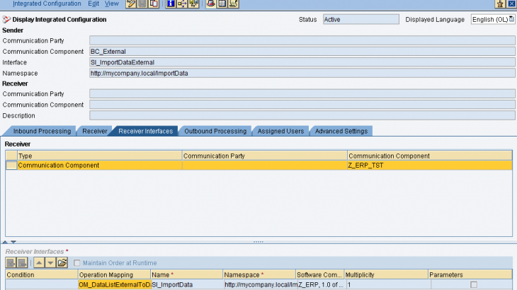 SAP Process Integration