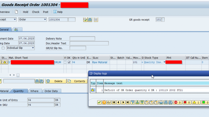 ERP, MAN Production Planning (PP)