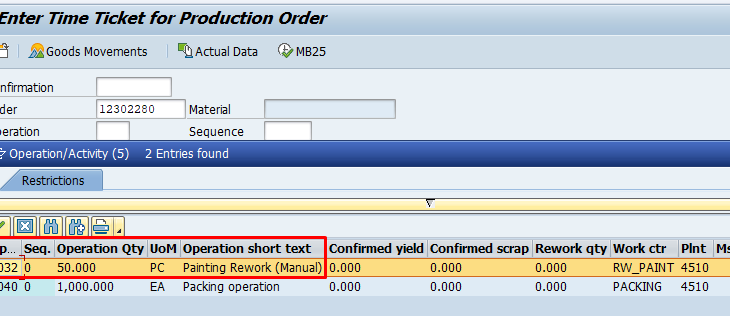 MAN Production Planning (PP), SAP PP/QM
