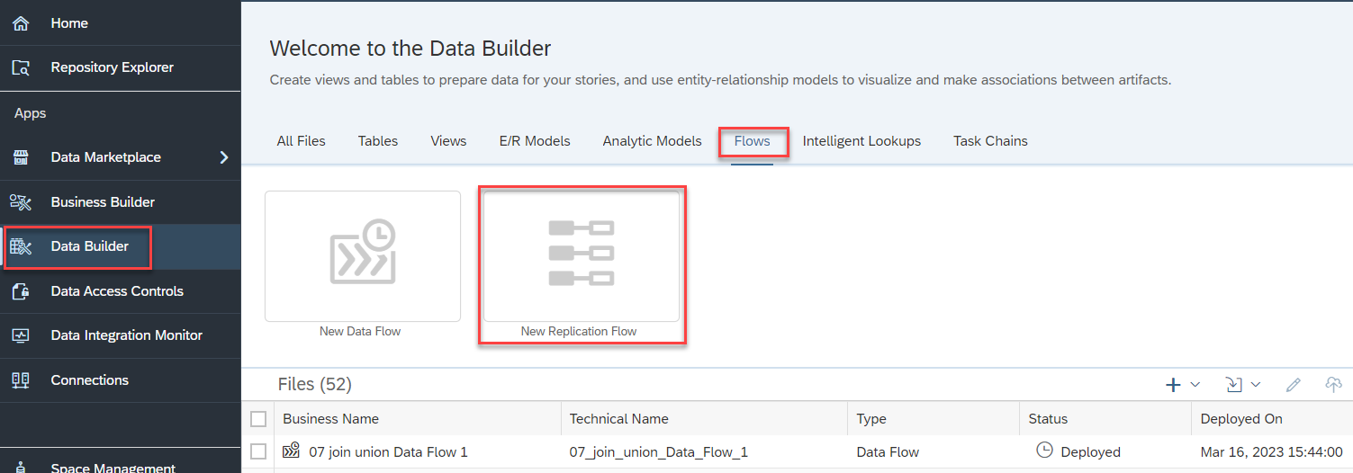 SAP Datasphere – New Replication Flow