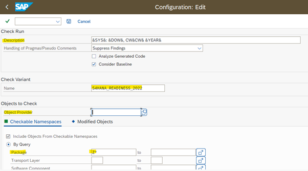SAP S/4HANA, S/4 HANA Conversion, SAP ABAP Test Cockpit