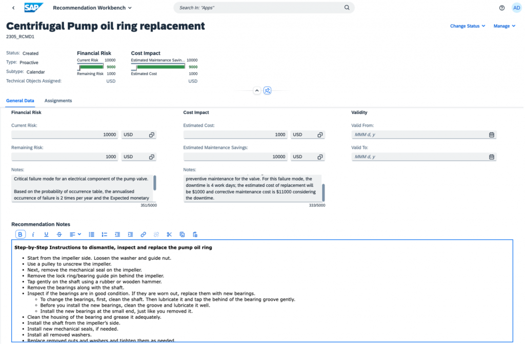 SAP Asset Performance Management, SAP Asset Strategy and Performance Management