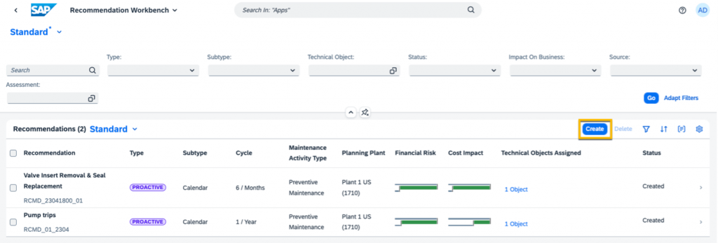 SAP Asset Performance Management, SAP Asset Strategy and Performance Management