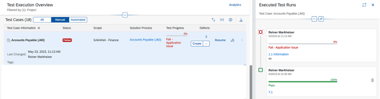 SAP S/4HANA, SAP S/4HANA Cloud, SAP Test Management, SAP Cloud ALM