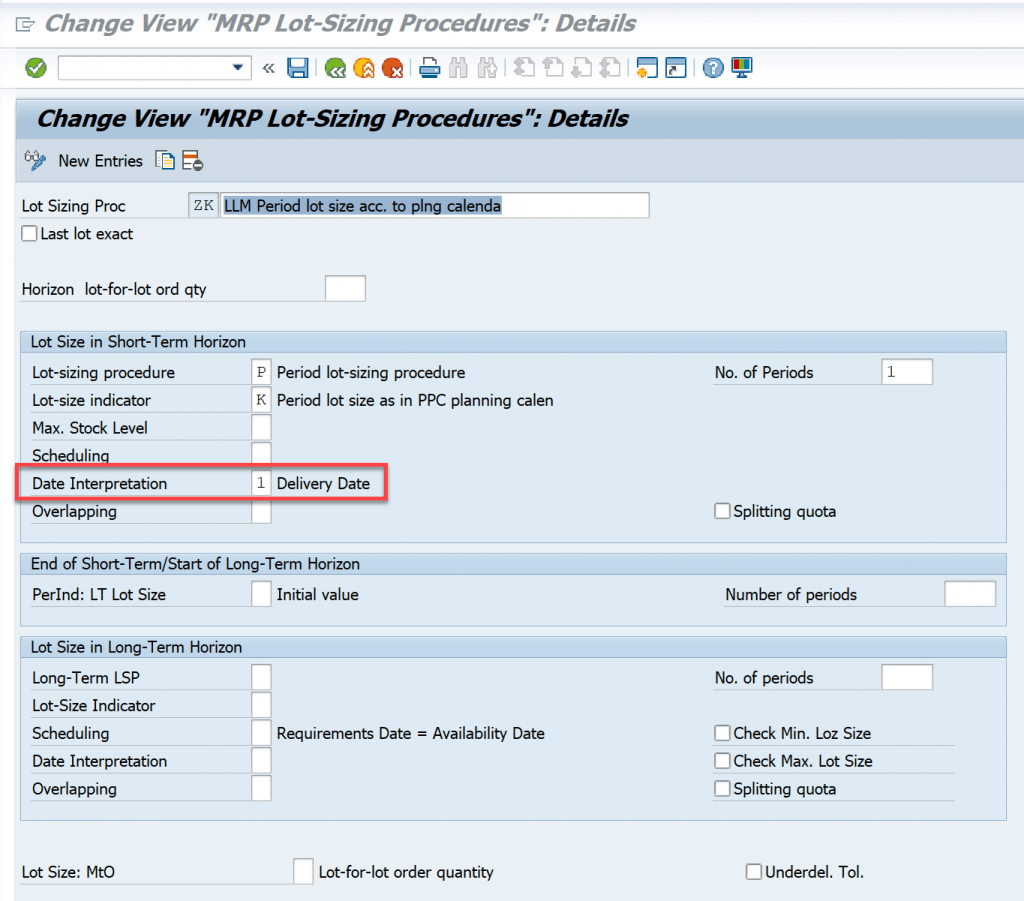 MM (Materials Management), MAN Material Requirements Planning