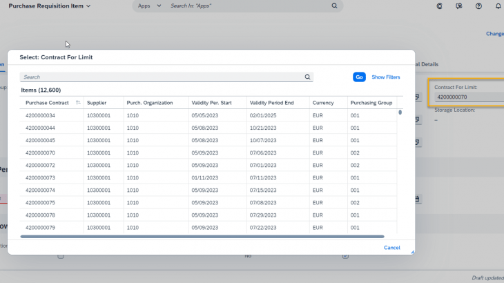 SAP S/4HANA Cloud