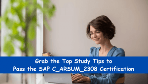 C_ARSUM_2308 certification preparation tips. Explore the sample questions, syllabus, and practice test.