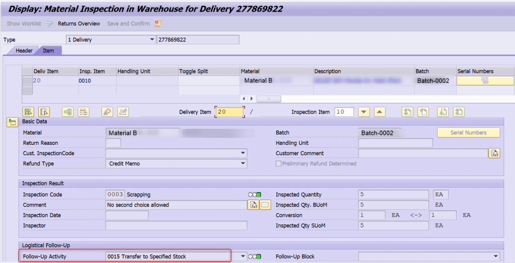 EWM - Basic Functions, EWM - Delivery Processing, EWM - Goods Movement, EWM - Interfaces, SAP S/4HANA, SAP Extended Warehouse Management