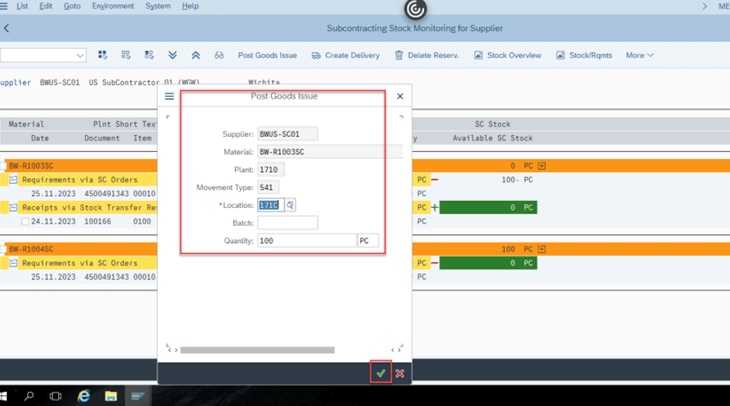 SAP S/4HANA, MAN Production Planning (PP), MM (Materials Management)