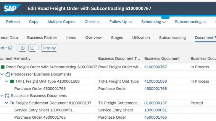 SAP S/4HANA, SAP Transportation Management