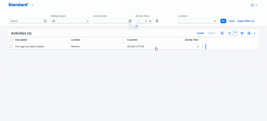 SAP Fiori Elements, SAPUI5, OData