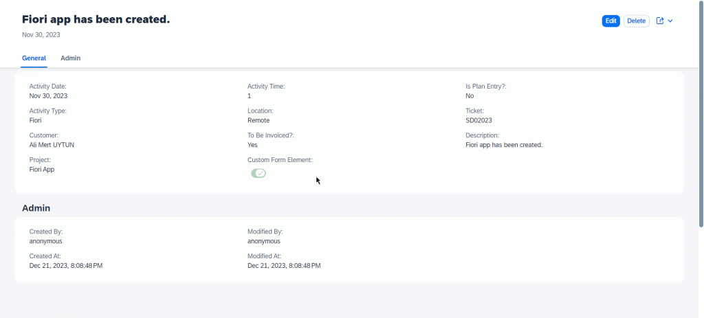 SAP Fiori Elements, SAPUI5, OData