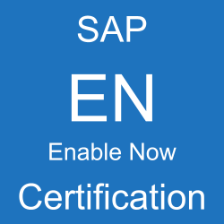 SAP Enable Now Certification, C_SEN_2305