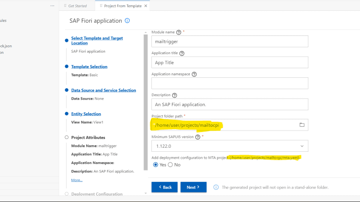 SAP Business Application Studio, SAP Fiori, SAP Integration Suite