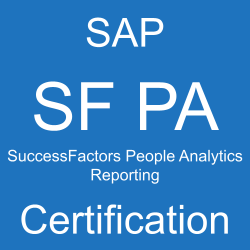 SAP SF People Analytics Reporting Certification