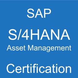 SAP S/4HANA Asset Management Certification, C_TS413_2021