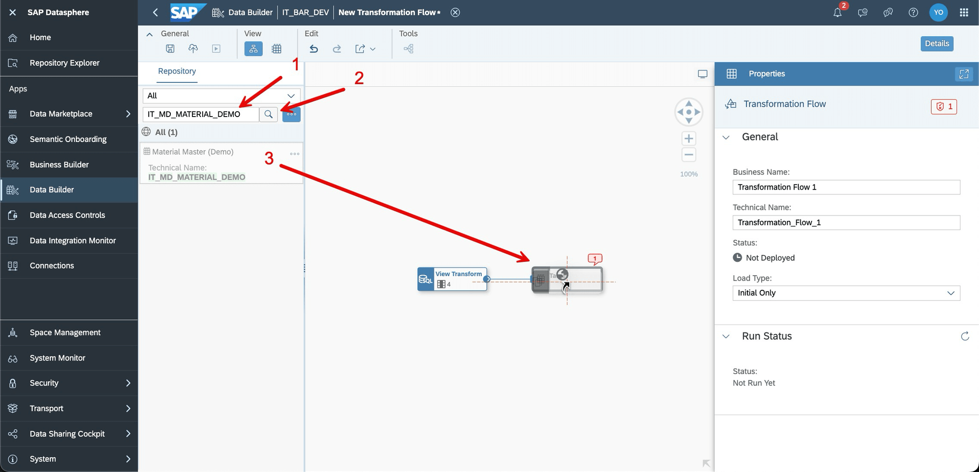 Easy Datasphere - When to use Data Flow, Transformation Flow, SQL View?