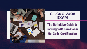 An image showing professionals discussing about C_LCNC_2406 Exam and The Definitive Guide to Earning SAP Low-Code/ No-Code Certification