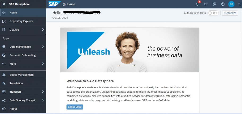 SAP Analytics Cloud, SAP Datasphere, Data and Analytics