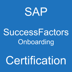 SAP SuccessFactors Onboarding Certification, C_THR97_2411