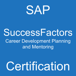 SAP SuccessFactors Career Development Planning and Mentoring Certification, C_THR95_2505