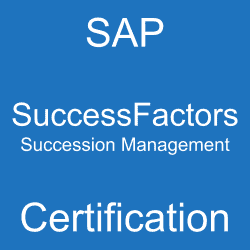 SAP SuccessFactors Succession Management Certification, C_THR85_2505