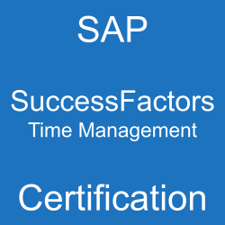 SAP SuccessFactors Time Management Certification, C_THR94_2411