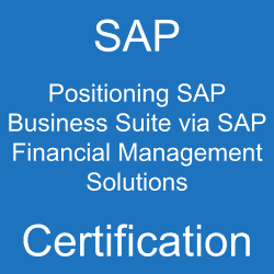 SAP Positioning SAP Business Suite via SAP Financial Management Solutions Certification, C_BCFIN_2502