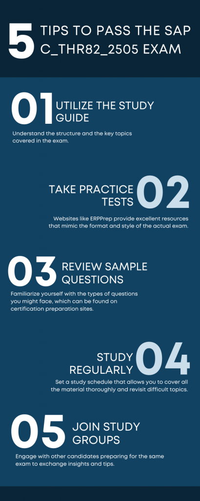 5 Tips to Pass the SAP C_THR82_2505 Exam