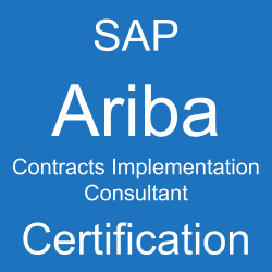 SAP Ariba Contracts Implementation Consultant Certification, C_ARCON_2508