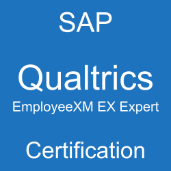 SAP Qualtrics EmployeeXM EX Expert Certification, XM-EX-EXPERT
