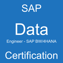 SAP Data Engineer - SAP BW/4HANA Certification, C_BW4H_2505