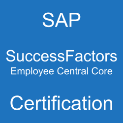 SAP SuccessFactors Employee Central Core Certification, C_THR81_2505