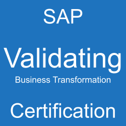 SAP Validating Business Transformation Certification, C_SIGVT_2506