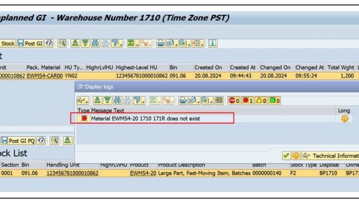 SAP EWM, SAP Extended Warehouse Management
