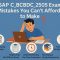The Top 5 Mistakes That Sabotage SAP C_BCBDC_2505 Exam Success